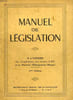 MANUEL DE LEGISLATION, CANDIDATS AUX CAP ET AU MONITORAT D'ENS. SUP.. COLLECTIF