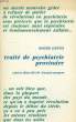 TRAITE DE PSYCHIATRIE PROVISOIRE, CAHIERS LIBRES 318-319. GENTIS ROGER
