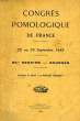 CONGRES POMOLOGIQUE DE FRANCE, 22-25 SEPT. 1949, 80e SESSION, BOURGES. COLLECTIF