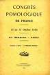 CONGRES POMOLOGIQUE DE FRANCE, 12-15 OCT. 1950, 81e SESSION, PARIS. COLLECTIF