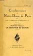 LA DEVOTION DU DEVOIR, RETRAITE PASCALE, NOTRE-DAME DE PARIS, 1929. PINARD DE LA BOULLAYE H. s.j.