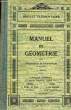 MANUEL DE GEOMETRIE, BREVET ELEMENTAIRE. COLLECTIF