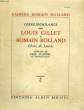 CORRESPONDANCE ENTRE LOUIS GILLET ET ROMAIN ROLLAND, CAHIER 2. GILLET LOUIS, ROLLAND ROMAIN