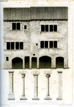 MAISON & MAISON EN PIERRE A CLUNY. GAILHABAUD Jules