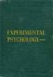 EXPERIMENTAL PSYCHOLOGY. WOODWORTH ROBERT S., SCHOLSBERG HAROLD