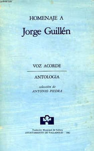 HOMENAJE A JORGE GUILLEN, VOZ ACORDE, ANTOLOGIA