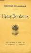 HENRY BORDEAUX. BORDEAUX Henry
