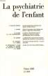 LA PSYCHIATRIE DE L'ENFANT, VOL. XXXIII, FASC. 2, 1980. COLLECTIF