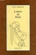 LETTRES DE PARIS. MORAND PAUL