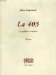 LA 403 ET QUELQUES SCRUPULES. LAURENTI JEAN
