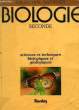 BIOLOGIE, 2de. COLLECTIF