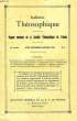 BULLETIN THEOSOPHIQUE, 31e ANNEE, N° 8, AOUT-OCT. 1930. COLLECTIF