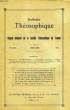 BULLETIN THEOSOPHIQUE, 32e ANNEE, N° 3, MARS 1931. COLLECTIF