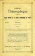 BULLETIN THEOSOPHIQUE, 32e ANNEE, N° 7, JUILLET 1931. COLLECTIF