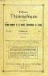 BULLETIN THEOSOPHIQUE, 32e ANNEE, N° 9, NOV. 1931. COLLECTIF