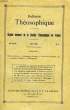 BULLETIN THEOSOPHIQUE, 33e ANNEE, N° 5, MAI 1932. COLLECTIF
