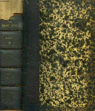 TRAITE ELEMENTAIRE DE DROIT CIVIL, TOME II. PLANIOL MARCEL