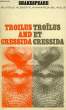 TROILUS ET CRESSIDA. SHAKESPEARE, Par A. DIGEON