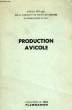 PRODUCTION AVICOLE. COLLECTIF