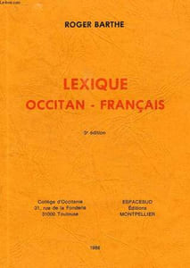 LEXIQUE OCCITAN-FRANCAIS
