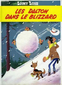 LUCKY LUKE, LES DALTON DANS LE BLIZZARD. MORRIS, GOSCINNY