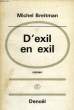 D'EXIL EN EXIL. BREITMAN MICHEL