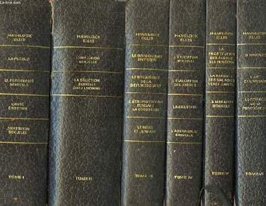 ETUDES DE PSYCHOLOGIE SEXUELLE, IX TOMES (INCOMPLET)