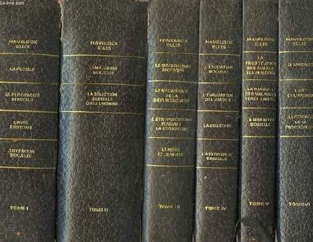 ETUDES DE PSYCHOLOGIE SEXUELLE, IX TOMES (INCOMPLET). ELLIS Havelock