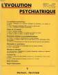 L'EVOLUTION PSYCHIATRIQUE, TOME 45, FASC. 1, JAN.-MARS 1980. COLLECTIF