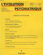 L'EVOLUTION PSYCHIATRIQUE, TOME 50, FASC. 1, JAN.-MARS 1985. COLLECTIF