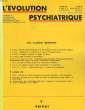 L'EVOLUTION PSYCHIATRIQUE, TOME 51, FASC. 1, JAN.-MARS 1986. COLLECTIF