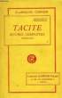 OEUVRES COMPLETES, TOME I, ANNALES. TACITE, Par J. L. BURNOUF