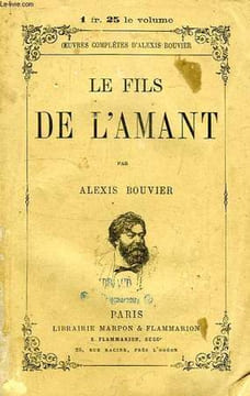 LE FILS DE L'AMANT. BOUVIER ALEXIS