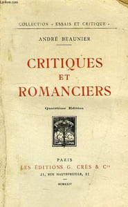 CRITIQUES ET ROMANCIERS