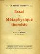 ESSAI DE METAPHYSIQUE THOMISTE. WEBERT R.P. J.