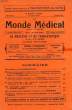 LE MONDE MEDICAL, 49e ANNEE, N° 944, DEC. 1939. COLLECTIF