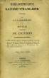 OEUVRES COMPLETES DE CICERON, TOME IX,. CICERON, Par M. DE GOLBERY