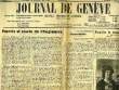 JOURNAL DE GENEVE, N° 237, 4 OCT. 1941. COLLECTIF