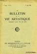 LE BULLETIN DE LA VIE ARTISTIQUE, 1re ANNEE, N° 13, 1er JUIN 1920. COLLECTIF