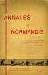 ANNALES DE NORMANDIE, 13e ANNEE, N° 1, MARS 1963. NORTIER M.
