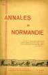 ANNALES DE NORMANDIE, 13e ANNEE, N° 2, JUIN 1963. COLLECTIF