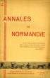 ANNALES DE NORMANDIE, 17e ANNEE, N° 2, JUIN 1967, BIBLIOGRAPHIE NORMANDE. NORTIER M.