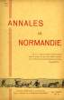 ANNALES DE NORMANDIE, 20e ANNEE, N° 4, DEC. 1970. COLLECTIF