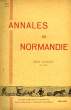 ANNALES DE NORMANDIE, 20e ANNEE, N° SPECIAL, 1970, TABLES VICENNALES, 1951-1970 ET INDEX. BERTAUX JEAN-JACQUES