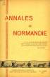 ANNALES DE NORMANDIE, 21e ANNEE, N° 1, MARS 1971. COLLECTIF
