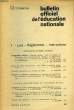 BULLETIN OFFICIEL DE L'EDUCATION NATIONALE, N° 8, FEV. 1970. COLLECTIF