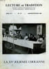 LECTURE ET TRADITION, N&deg; 117, JAN.-FEV 1986, LA XVe JOURNEE CHOUANNE. COLLECTIF