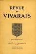 REVUE DU VIVARAIS, TOME LVIII, N° 3, 1954 (N° 559). COLLECTIF