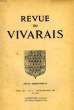 REVUE DU VIVARAIS, TOME LXI, N° 4, 1957 (N° 572). COLLECTIF