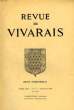 REVUE DU VIVARAIS, TOME LXII, N° 2, 1958 (N° 574). COLLECTIF